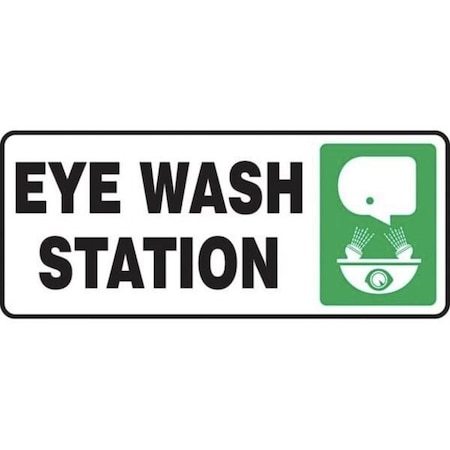 Accuform Eye Wash Station, Accu-Shield, 7 in x 17 in, Mounting Holes MFSD590XP